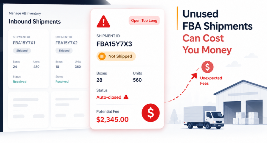 How Leaving Unused FBA Shipments Open Can Cost You Money