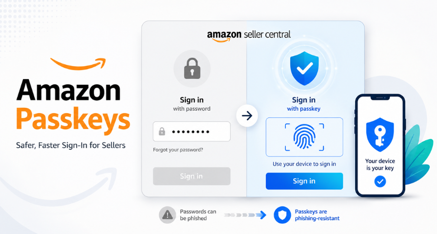 Amazon Passkeys: What Sellers Need to Know About the New Sign-In System