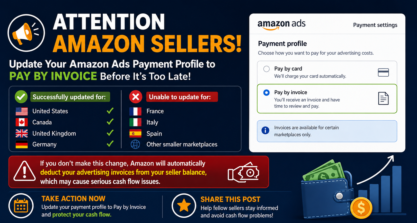 Amazon Ads Payment Changes: How the New Billing Policy Affects Seller Cash Flow