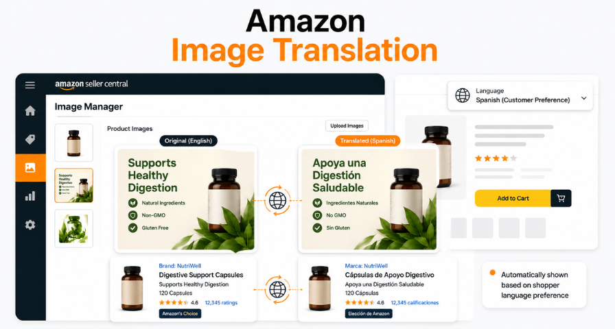 Amazon Is Now Translating Text Inside Your Listing Images, and Most Sellers Don't Know It Yet