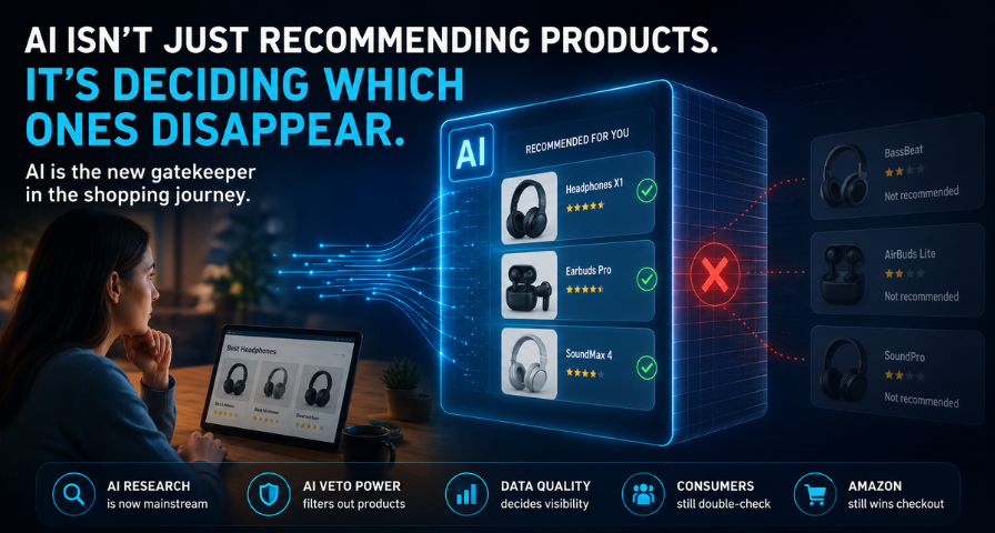 AI Isn't Just Recommending Products. It's Deciding Which Ones Disappear