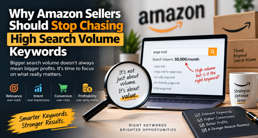 Why Amazon Sellers Should Stop Chasing High Search Volume Keywords