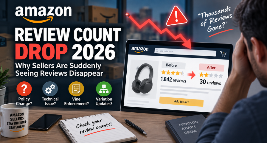 Amazon Review Count Drop 2026: Why Sellers Are Suddenly Seeing Reviews Disappear