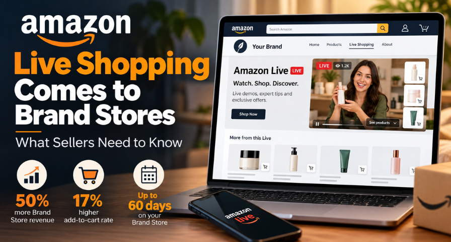 Amazon Live Shopping Comes to Brand Stores: What Sellers Need to Know