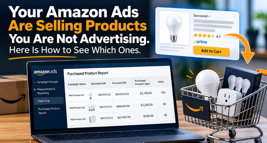 Your Amazon Ads Are Selling Products You Are Not Advertising. Here Is How to See Which Ones.